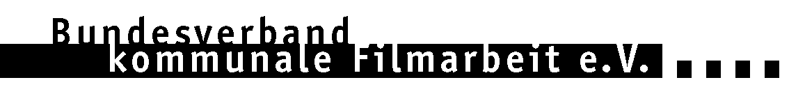 Bundesverband kommunale Filmarbeit e.V. Logo